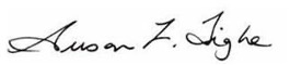 Susan Tighe's signature